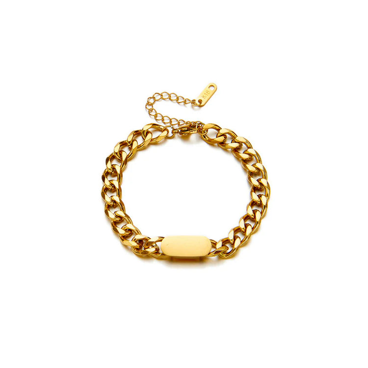LuxeLink Gold Chain Bracelet