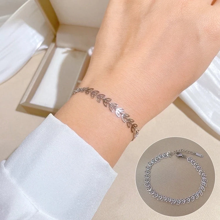 GeoLink Titanium Hand Chain – Silver