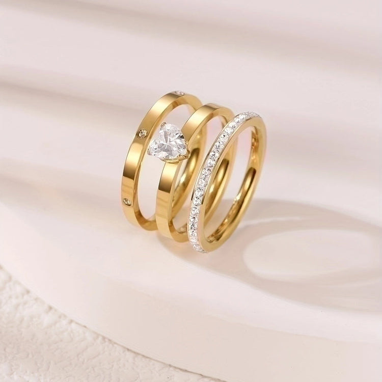 Nova Glow Zircon Band – Gold