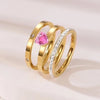 Nova Glow Zircon Band – Gold Powder Zirconium